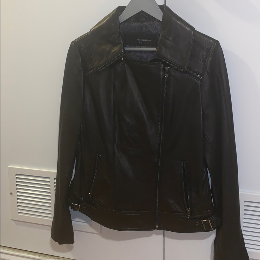 Wilsons -Moto inspired Leather jacket